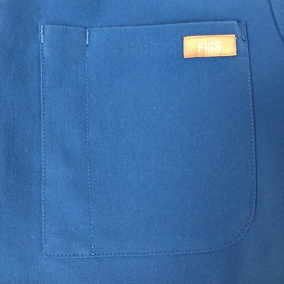 SOLD Royal Blue Figs Limited Edition Embu Top - Picture 3 of 4